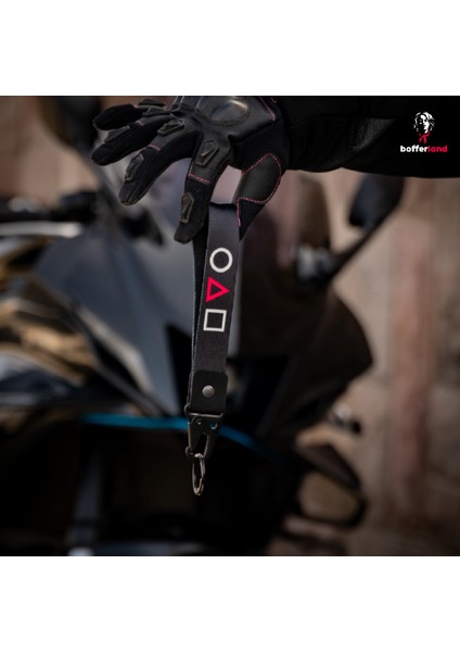 Ride Tag Motosiklet Otomobil Kumaş Kancalı Anahtarlık 45 fırsatları