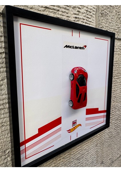 Çerçeveli 20 x 20 Ebatlı Model Araç Mclaren 90 fiyatları