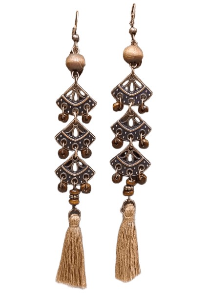 Lüks Kristal Çiçek Püskül Damla Küpe Kadınlar Için Parlak Zirkon Opal Uzun Dangle Küpe Kızlar Parti Düğün Takı Hediye Metal RENK:ER22Y1690 (Yurt Dışından)