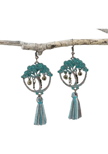 Lüks Kristal Çiçek Püskül Damla Küpe Kadınlar Için Parlak Zirkon Opal Uzun Dangle Küpe Kızlar Parti Düğün Takı Hediye Metal RENK:ER22Y1909 (Yurt Dışından)