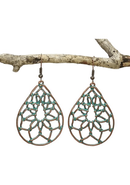 Lüks Kristal Çiçek Püskül Damla Küpe Kadınlar Için Parlak Zirkon Opal Uzun Dangle Küpe Kızlar Parti Düğün Takı Hediye Metal RENK:ER22Y1570 (Yurt Dışından)
