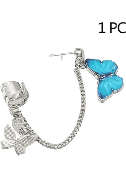 Lüks Kristal Çiçek Püskül Damla Küpe Kadınlar Için Parlak Zirkon Opal Uzun Dangle Küpe Kızlar Parti Düğün Takı Hediye Metal RENK:ER22Y1685 (Yurt Dışından)
