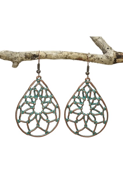 Lüks Kristal Çiçek Püskül Damla Küpe Kadınlar Için Parlak Zirkon Opal Uzun Dangle Küpe Kızlar Parti Düğün Takı Hediye Metal RENK:ER22Y1473 (Yurt Dışından)