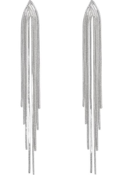 Lüks Kristal Çiçek Püskül Damla Küpe Kadınlar Için Parlak Zirkon Opal Uzun Dangle Küpe Kızlar Parti Düğün Takı Hediye Metal RENK:ER22Y1654 (Yurt Dışından)