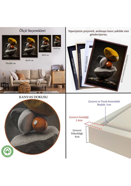Çerçeveli Denge TABLOSU-8018