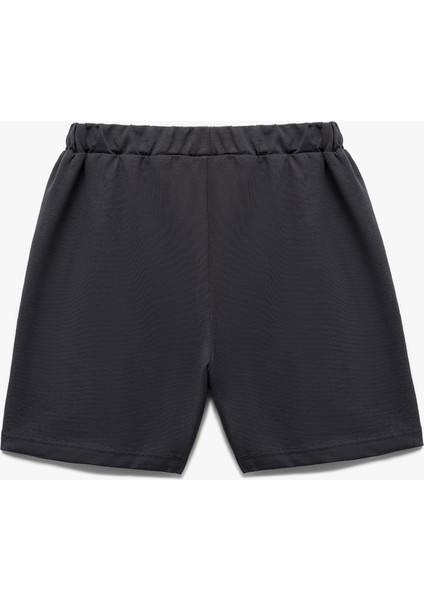 Pamuklu Beli Bağcıklı Basic Şort