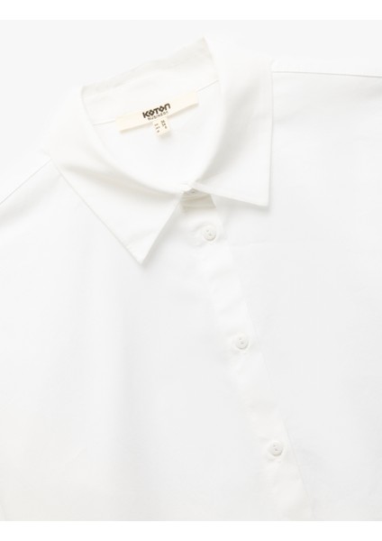 Pamuklu Uzun Kollu Klasik Yaka Poplin Gömlek modelleri