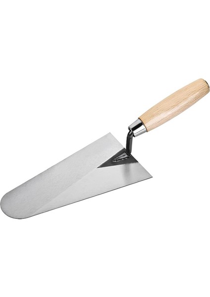 Ahşap Saplı Sıva Inşaat Malası Sıvacı Mala 22 cm 1.2 mm Kalınlık Rockwell Yay Çeliği Papatya Kaynak