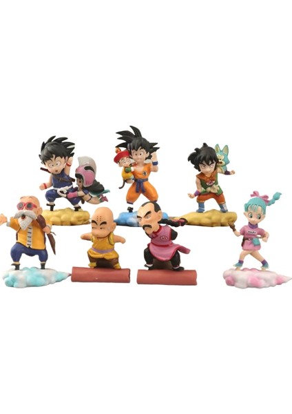 7 Dragon Ball Figür Süsleme Oyuncakları (Yurt Dışından)