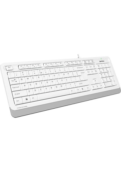 FK10 USB Kablolu Multimedia Klavye Beyaz
