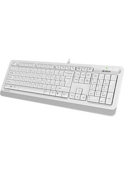 FK10 USB Kablolu Multimedia Klavye Beyaz