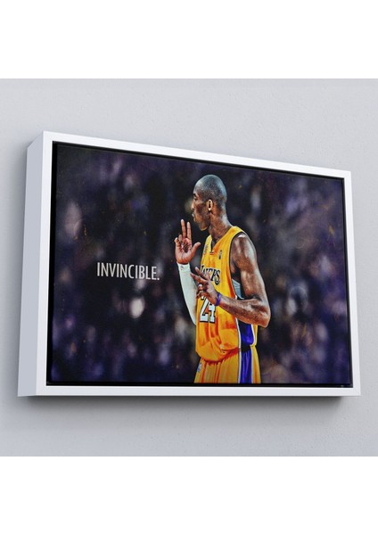 Çerçeveli Kobe Bryant Invincible Black Mamba Kanvas TABLO-5086 modelleri