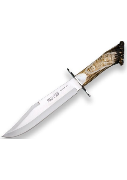 Joker CT101 Bowie Geyik Boynuzu Deri Kılıflı Bıçak