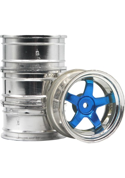 4x Rc Tekerlek Kırmızı Yedek Parçalar Için 12MM Tekerlek Gö Kırmızı (Yurt Dışından)