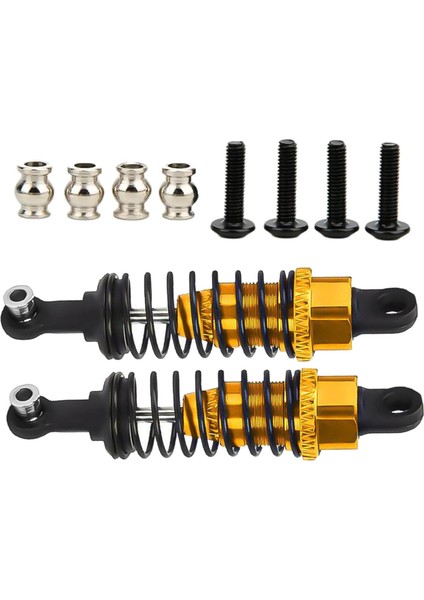 Wltoys A959 A969 Için 2x Rc Araç Şok Damper 1/18 Yedek Altın (Yurt Dışından)