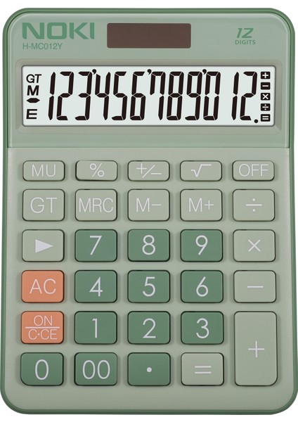 Hesap Makinesi 12 Hane H-MC012 Yeşil