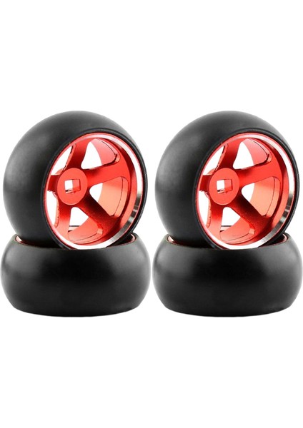 4x Rc Hub Tekerlek ve Lastikler Sağlam Direct, Parçaları Için 1:28 (Yurt Dışından)