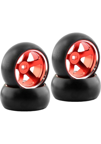 4x Rc Hub Tekerlek ve Lastikler Sağlam Direct, Parçaları Için 1:28 (Yurt Dışından)
