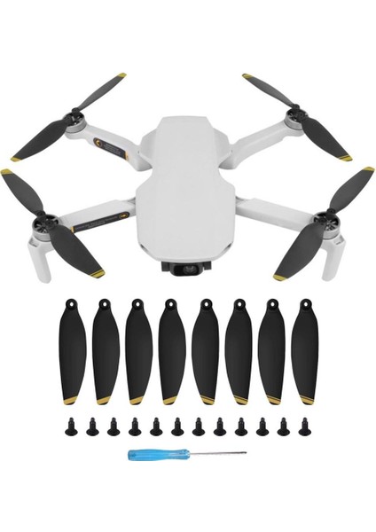 8pcs/set Cw Ccw Mini Rc Quadcopter Golden Için (Yurt Dışından)