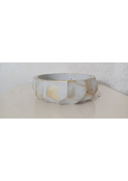 Saf Beton Geometrik Bonsai ve Aranjmana Özel Taş Saksı Suya Karşı 121 Yıl Ömürlü 00769 modelleri