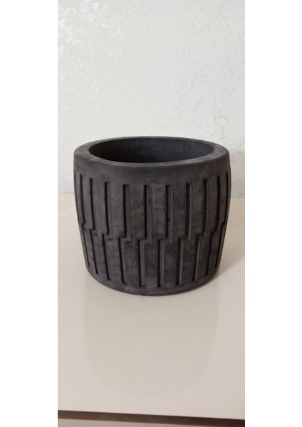 Saf Beton Bonsai ve Aranjmana Özel Taş Saksı Suya Karşı 121 Yıl Ömürlü 002