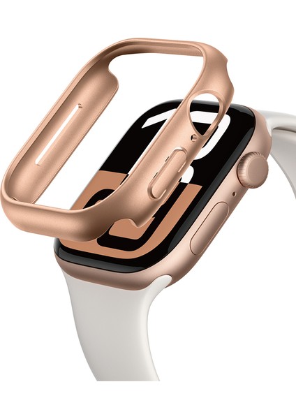 Watch 10 46MM Radix Minimal Framelite Sert Pc Kasa Koruyucu Rose Gold