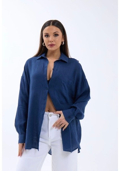 7399 Gömlek-Lacivert