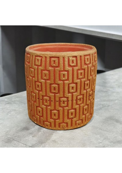 Ht Dizayn Gold Desenli Taş Saksı modelleri