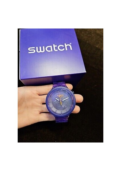 SB05V103 Swatch Purple Joy Unisex Kol Saati