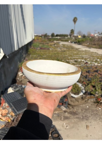 Çift Taban Mermer Beton Saksı modelleri