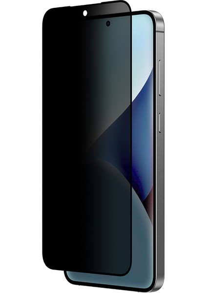 Samsung Galaxy S25 Radix Privacy Parmak Izi Bırakmayan Temperli Cam Ekran Koruyucu Siyah fiyatları