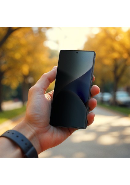 Samsung Galaxy S25 Radix Privacy Parmak Izi Bırakmayan Temperli Cam Ekran Koruyucu Siyah indirimleri