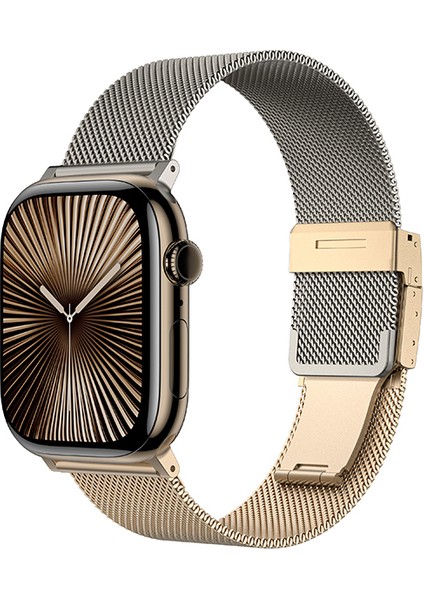 Watch 10 46MM Omni Styleflip Metal Hasır Kordon Rose Gold