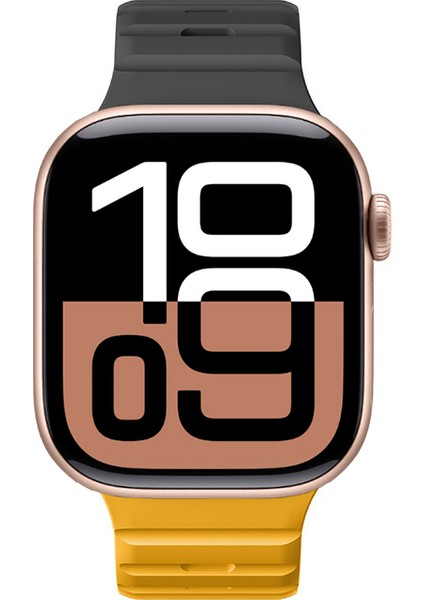 Watch 10 46MM Silqlock Silikon Kordon Strap Kayış Siyah fiyatları