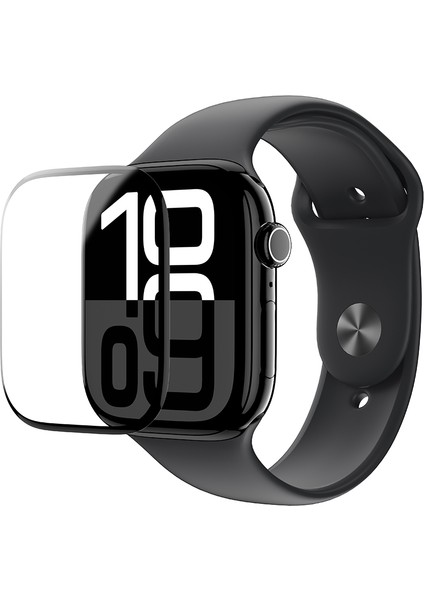 Watch 10 42MM Radix Parmak Izi Bırakmayan Hd Ekran Koruyucu Uygulama Aparatlı Şeffaf