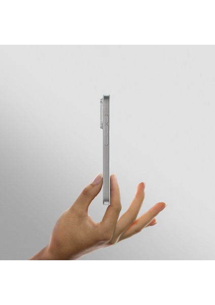 iPhone 16 Pro Kılıf Magsafe Şarj Özellikli Amazingthing Minimal Air Serisi Kapak Şeffaf