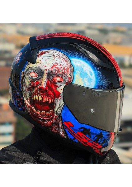 Rapıd 2 Zombıe Kapalı Motosiklet Kaskı Gri Camlı modelleri