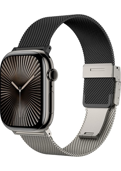 Watch 10 46MM Omni Styleflip Metal Hasır Kordon Titanyum