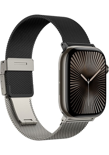 Watch 10 46MM Omni Styleflip Metal Hasır Kordon Titanyum