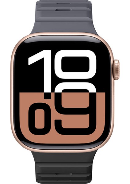 Watch 10 46MM Silqlock Silikon Kordon Strap Kayış Gri fiyatları