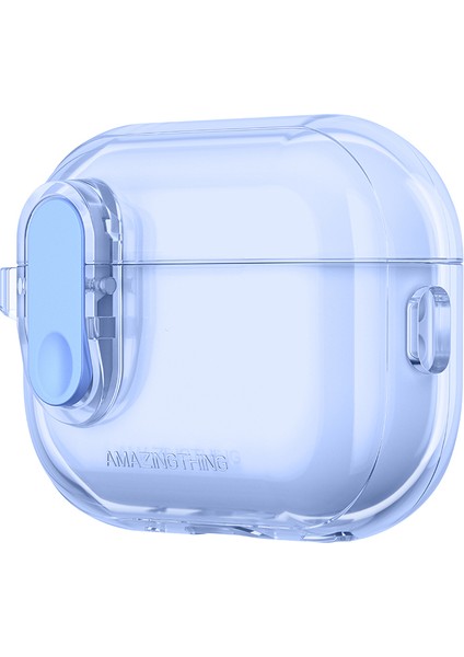 Airpods Pro 2 Kılıf Amazingthing Magnetik Kilit Tasarımlı Minimal Serisi Kılıf Mavi fiyatları