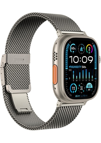 Watch 10 46MM Titan Premium Metal Hasır Kordon Titanyum fiyatları