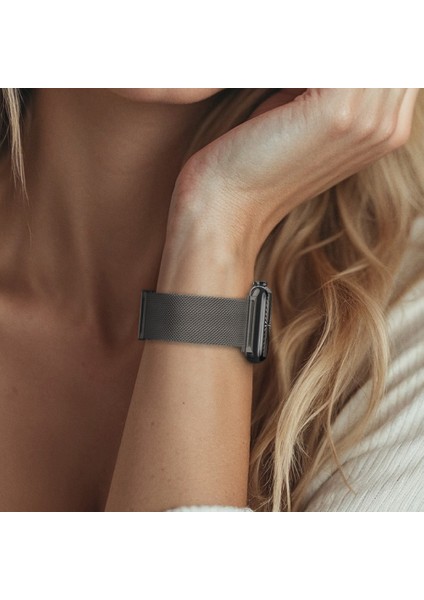 Watch 10 46MM Titan Premium Metal Hasır Kordon Titanyum indirimleri