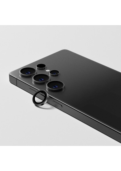 Samsung Galaxy S25 Ultra Titan Safir Kamera Lens Koruyucu Uygulama Aparatlı Siyah fırsatları