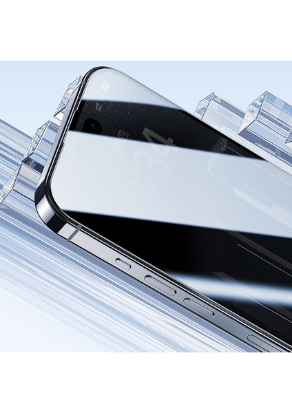Apple iPhone 16 Pro Max Benks Ultra Shield 0.9mm Çerçeveli 0.3mm Ekran Koruyucu Uygulama Aparatlı