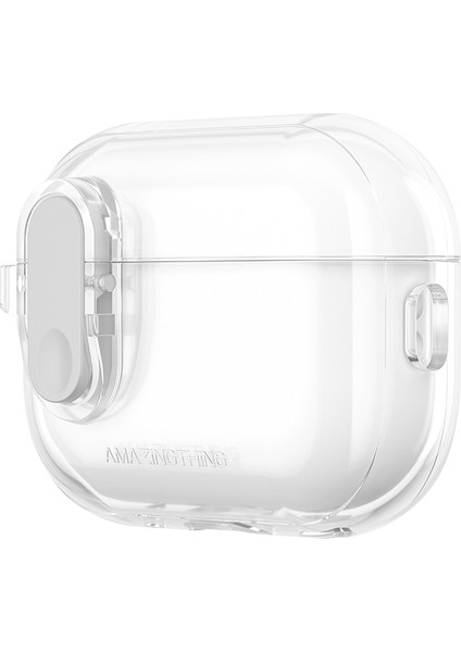 Airpods Pro 2 Kılıf Amazingthing Magnetik Kilit Tasarımlı Minimal Serisi Kılıf Şeffaf fiyatları