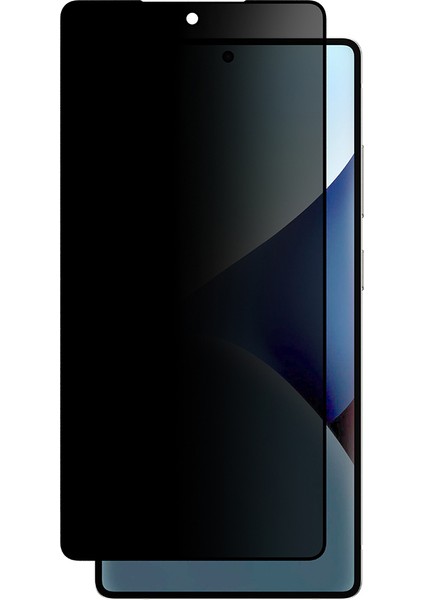 Samsung Galaxy S25 Ultra Radix Privacy Parmak Izi Bırakmayan Temperli Cam Ekran Koruyucu Siyah