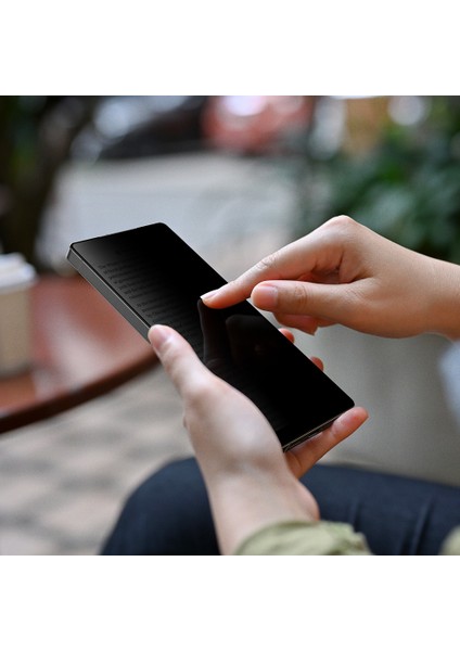 Samsung Galaxy S25 Ultra Radix Privacy Parmak Izi Bırakmayan Temperli Cam Ekran Koruyucu Siyah fırsatları