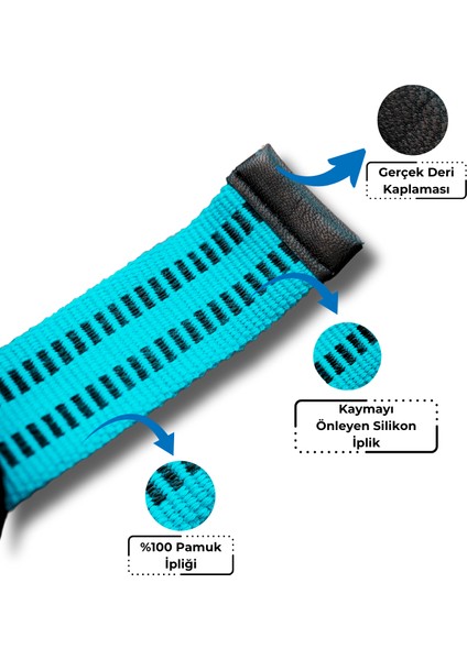Gym Straps (Ağırlık Kaldırma Kayışı) Çift – Karadeniz