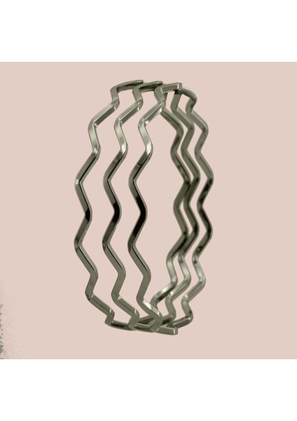 Üçlü Zigzag Ajda Bilezik